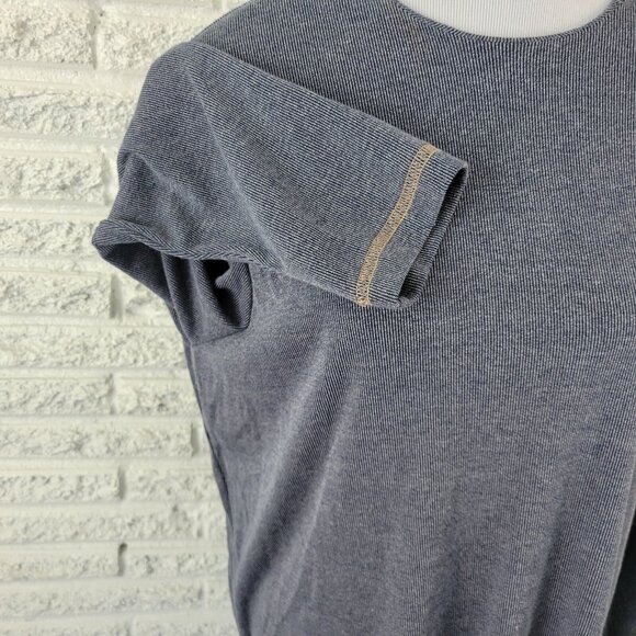 Chez California Womens Top 14W Plus Tunic Long Sleeve Gray Casual STR84E - Picture 5 of 8